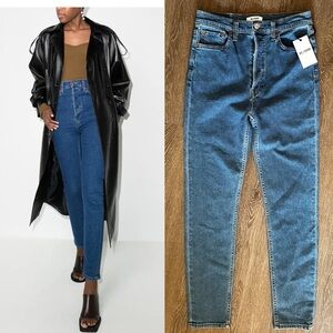 RE/DONE
'90s High skinny blue jeans size 29 NEW with Tags